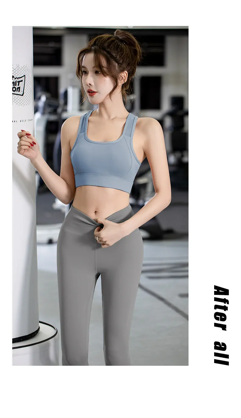 Medium-Support 2-Piece Workout Set - High Waisted Booty Lifting Leggings for Yoga & Gym - 图片 7