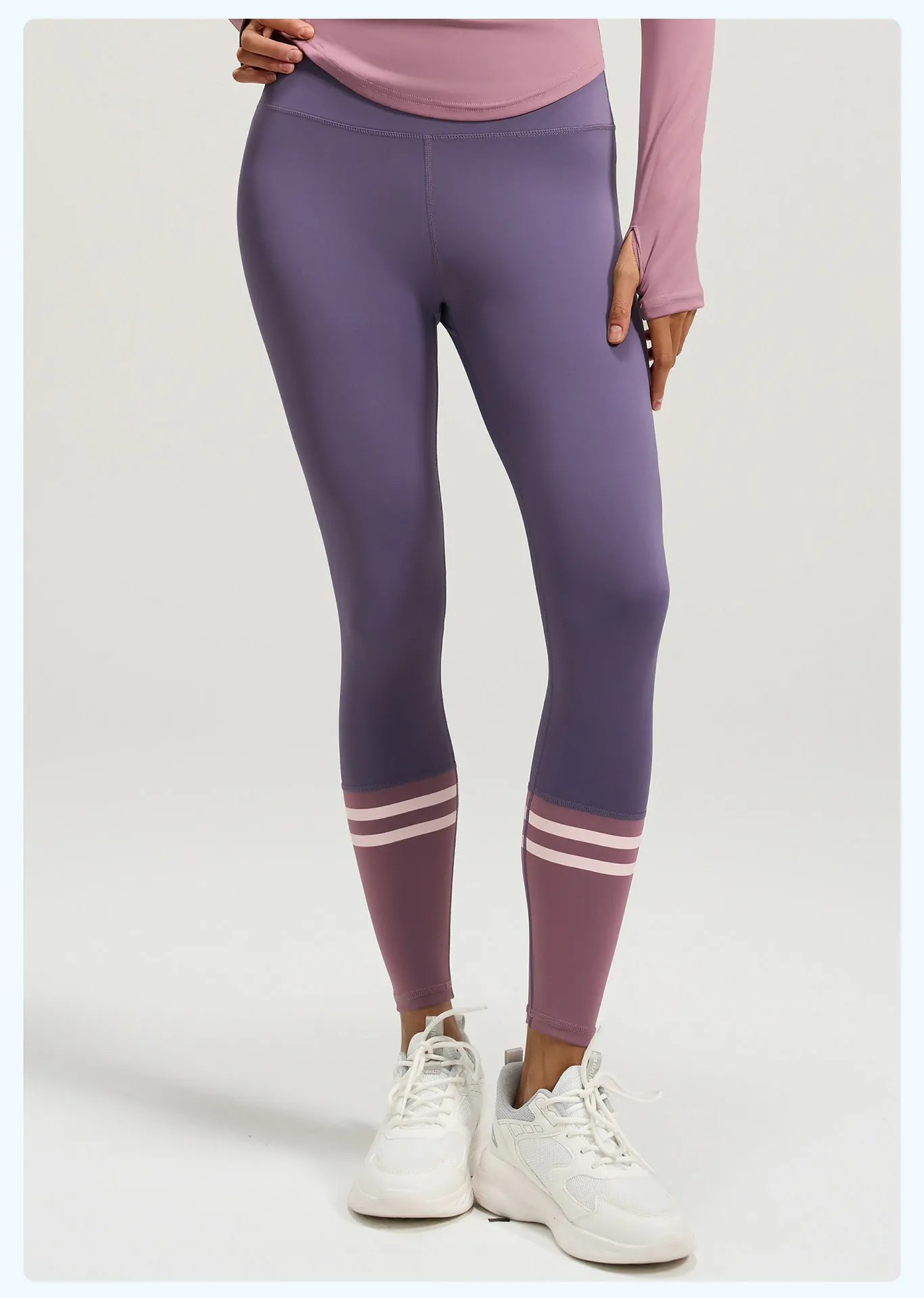High-Waisted Sculpting Leggings - Naked Feel & Tummy Control for All-Day Wear & Training - 图片 4