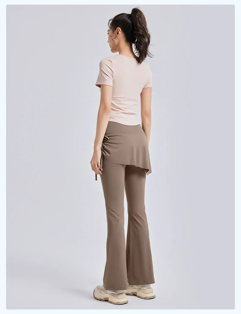 Cut-Out Detail Yoga Top - Slim-Fit Breathable Short Sleeve for Pilates & Dynamic Training - 图片 4