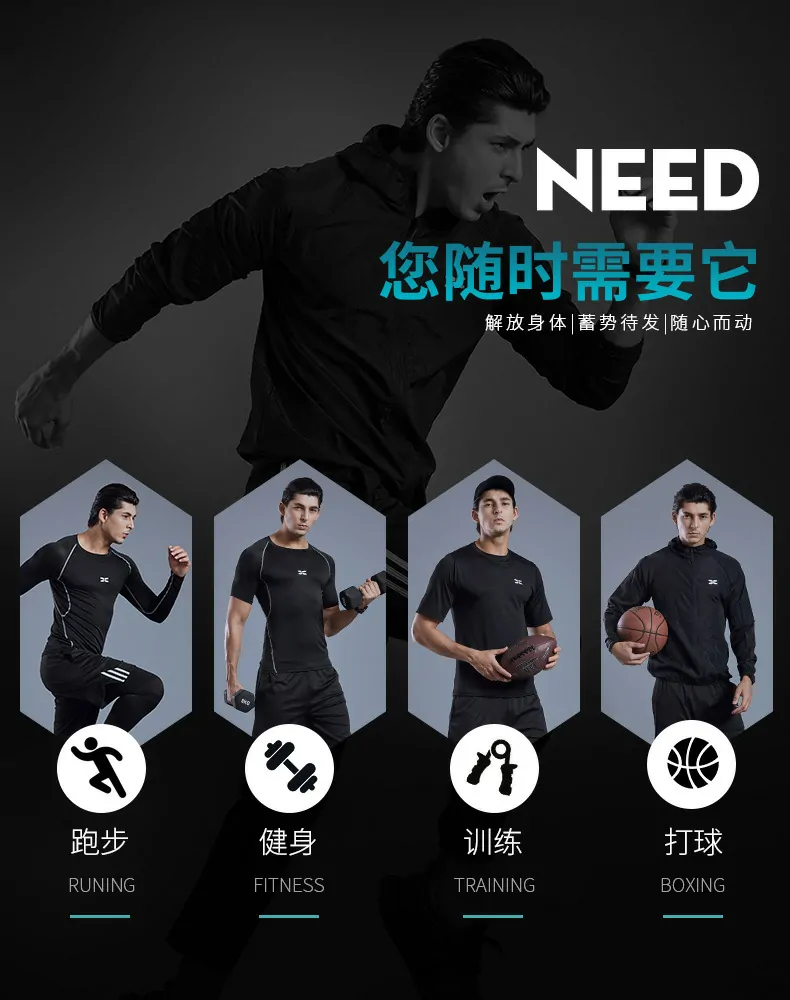 Custom OEM Compression Workout Tee - Moisture-Wicking Long Sleeve for Running, Gym & Outdoor - 图片 2
