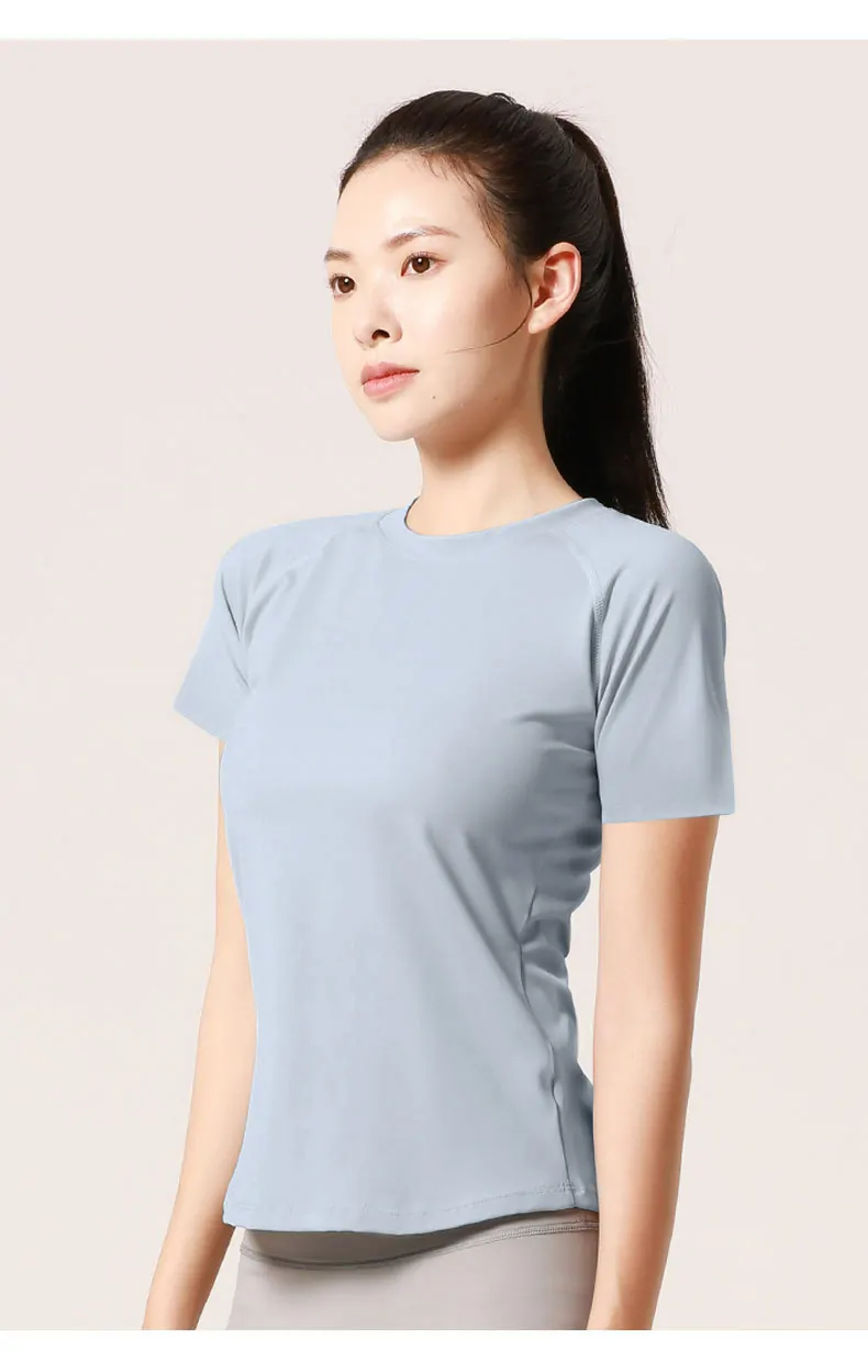 Breathable Mesh Panel Workout Tee - Loose Fit Training Shirt for Running & Gym - 图片 3