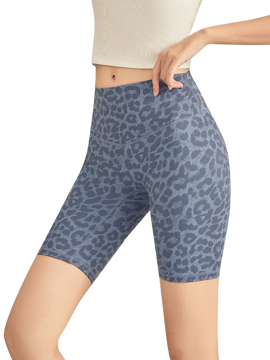 Naked Feel & Booty Lifting Yoga Shorts - High Waist 5-Inch Workout Biker Shorts with Quick-Dry Fabric - 图片 5