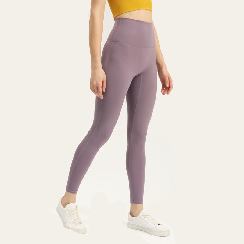Naked Feeling High-Waist Yoga Leggings - 4-Way Stretch, Tummy Control & Seamless Workout Pants - 图片 3