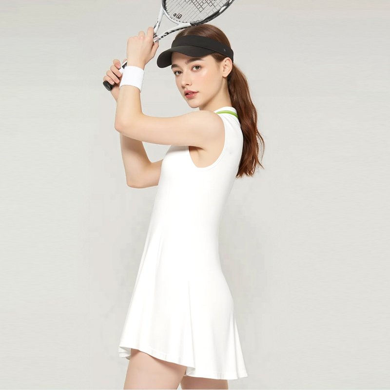 Wholesale Summer Tennis Outfit for Women - 2-Piece Dress Set for Golf, Gym, Running & Training - 图片 6