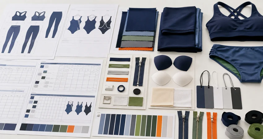 Tech pack fabric trims and material review for OEM ODM apparel