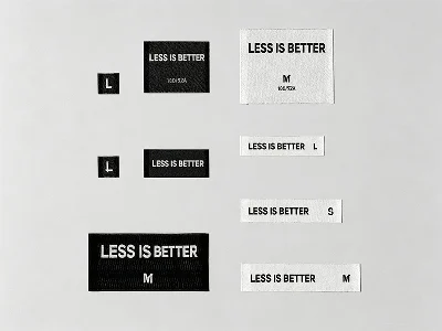 Private label main label and brand touchpoint