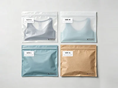 Packaging bag for private label apparel