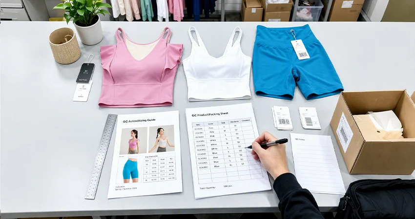Label information and packing details for private label production