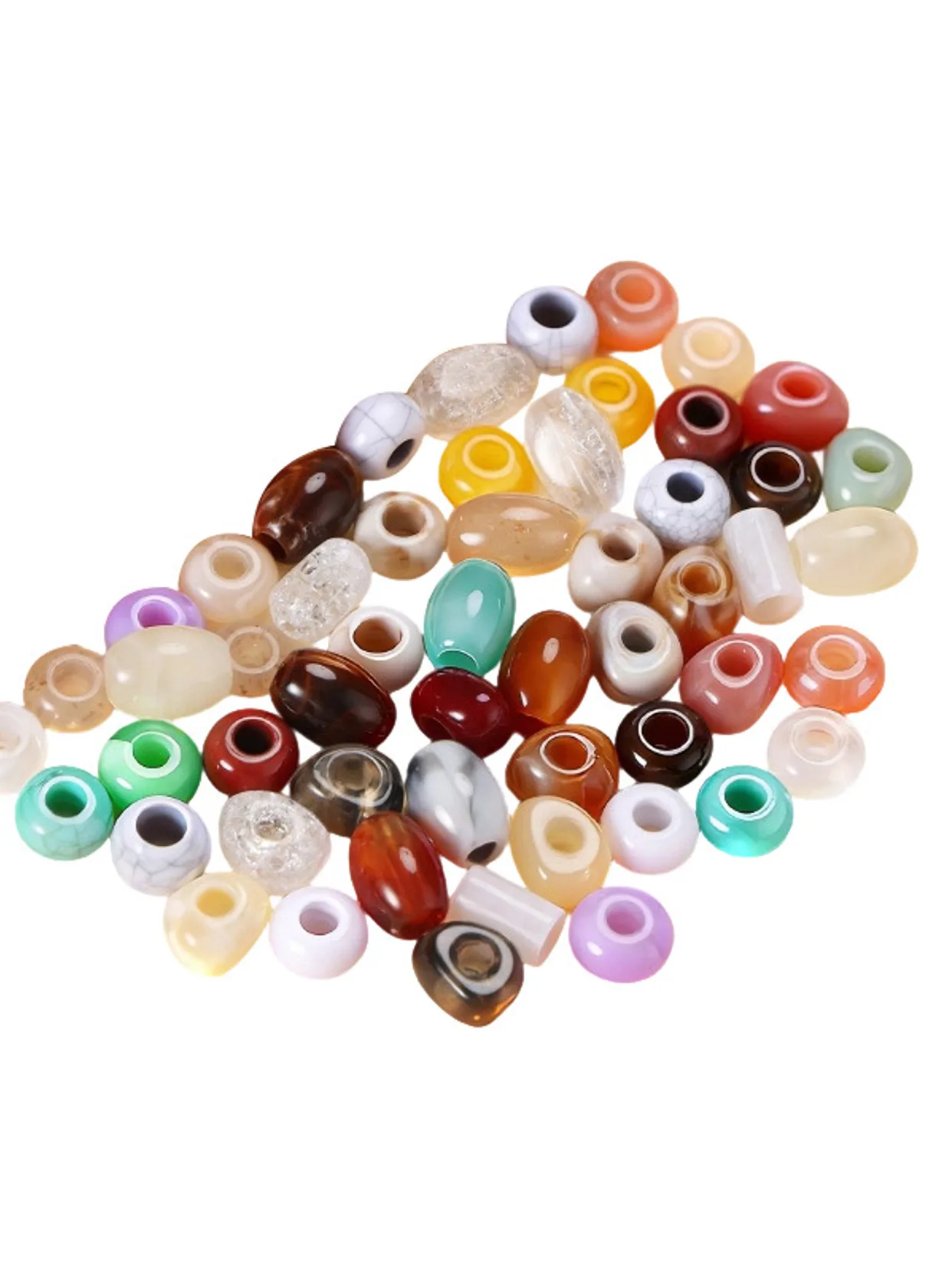 Colorful Acrylic Irregular Beads