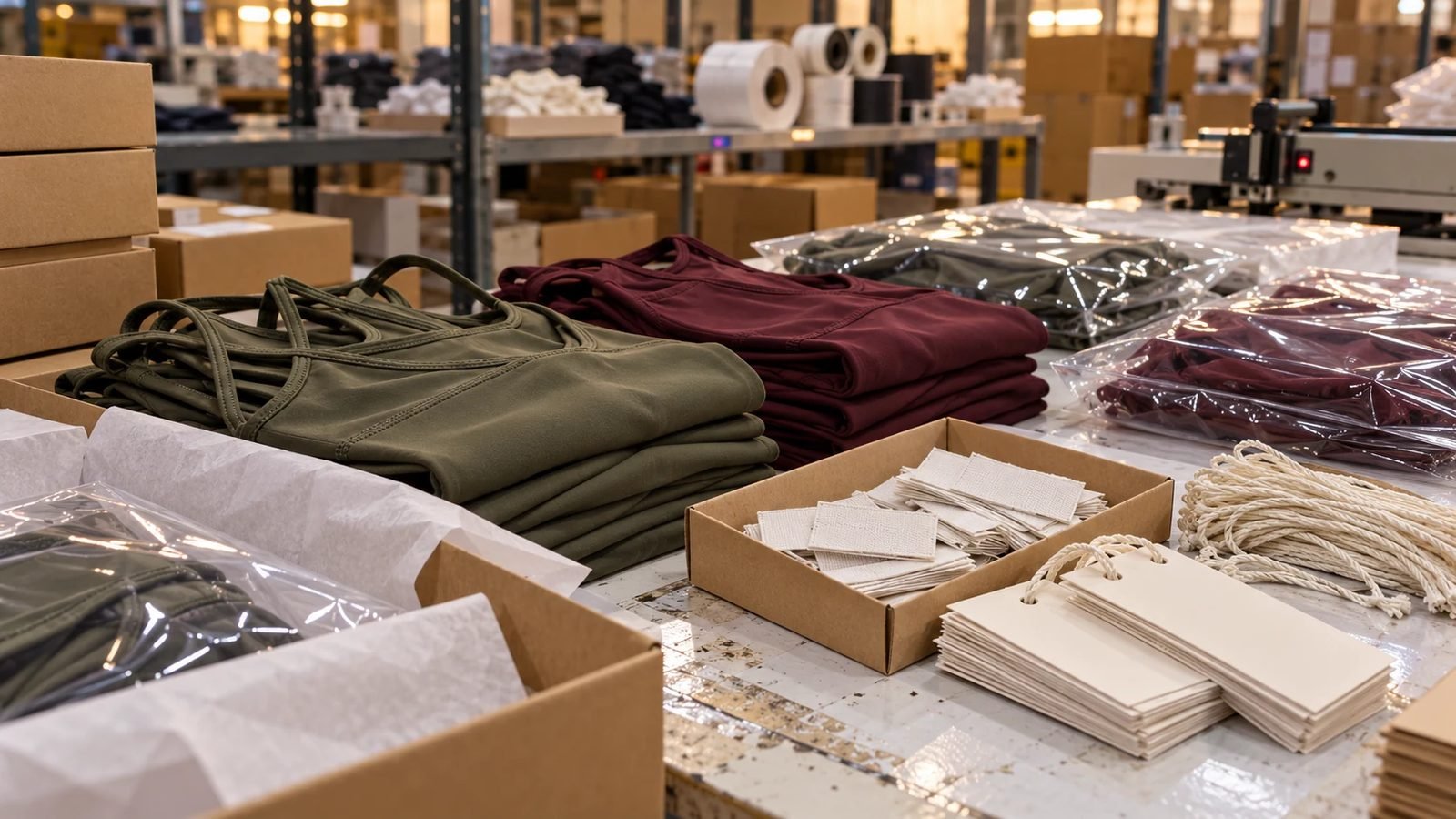 Private Label Activewear and Swimwear: Logos, Labels, Hangtags and Packaging Explained