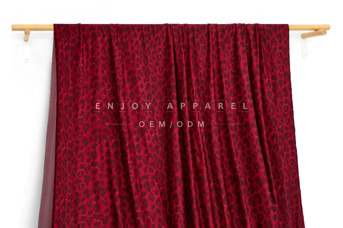6JNBR504 Leopard Print Swimwear Fabric